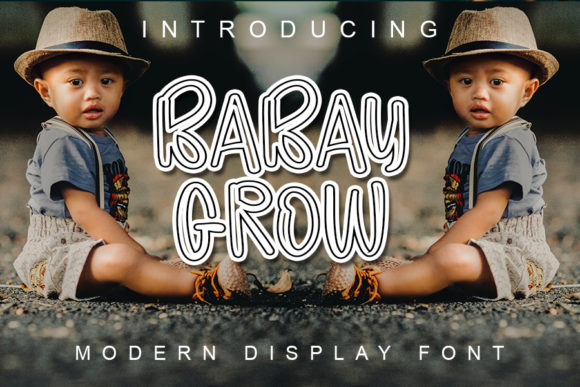 Baby Grow Font: A Display Typeface for Digital Designers