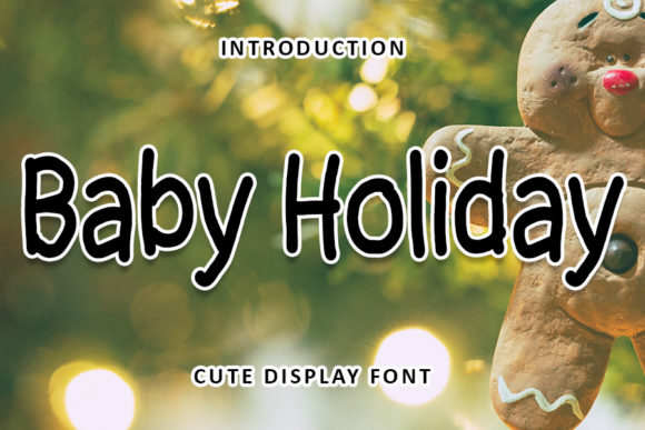 Baby Holiday Font for Creative Branding Projects