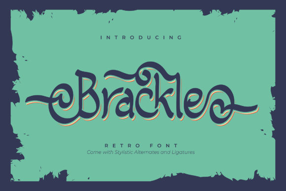 Brackle Font: A Polished Display Typeface for Branding