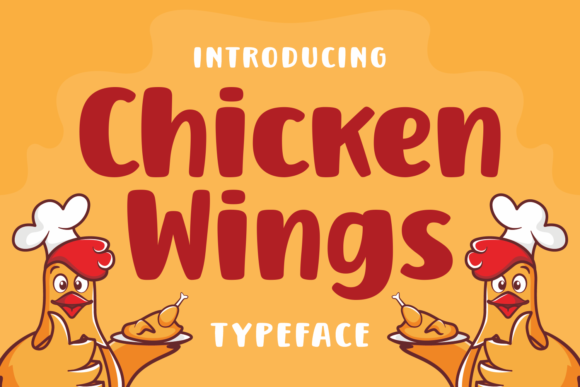 Chicken Wings Font for Bold Web Design and Branding