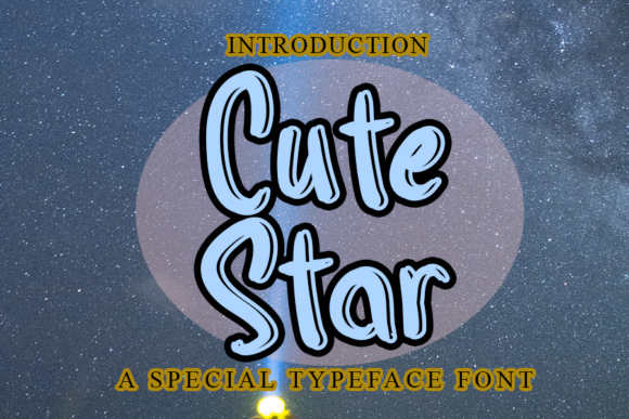 Cute Star Font for Creative Campaigns and Display Design