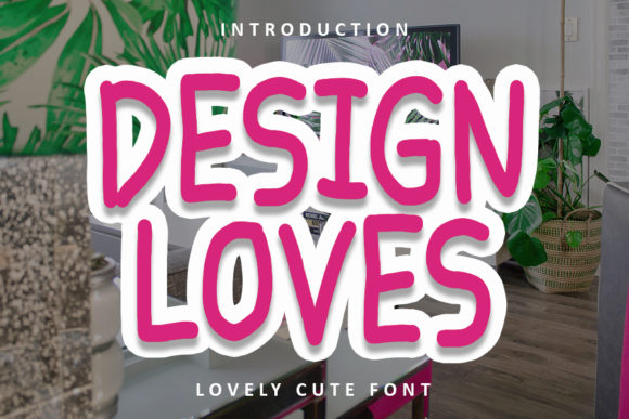 Design Loves Display Font for Web Projects