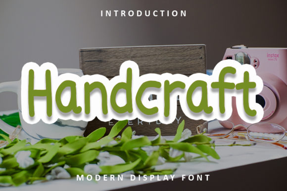 Handcraft Font for Editorial Design and Creative Projects