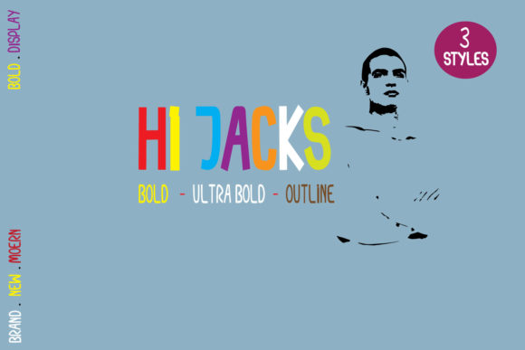 Hi Jacks Display Font for Kids-Friendly Branding Projects