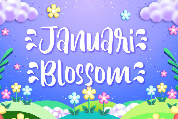Januari Blossom Font for Creative Campaigns