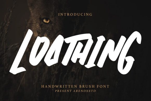 Loathing Display Font for Bold and Memorable Branding