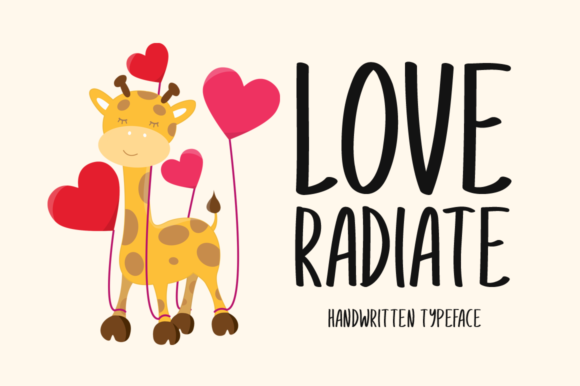 Love Radiate Font: A Joyful Handwritten Typeface for Makers