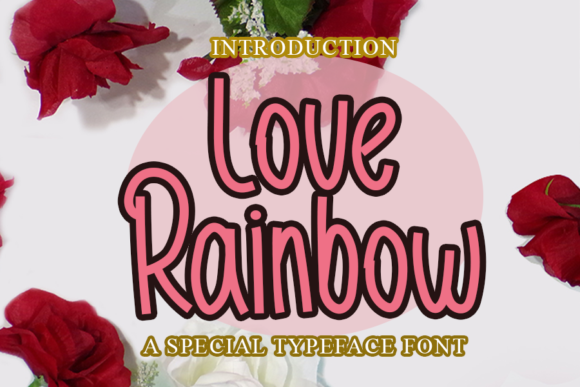 Love Rainbow Font: A Stylish Display Typeface for Crafters