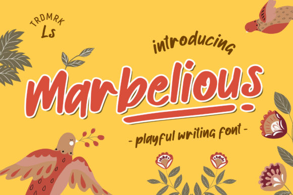Marbelious: A Playful Display Font for Stunning Designs
