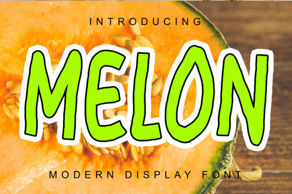 Melon Font for Creative Branding and Display Projects