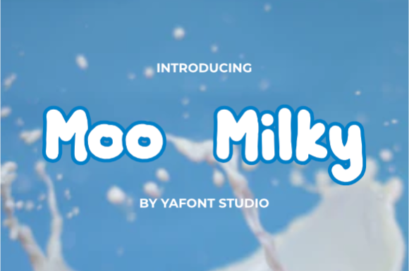 Moo Milky Font for Business