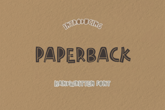 Paperback Font for Business Branding
