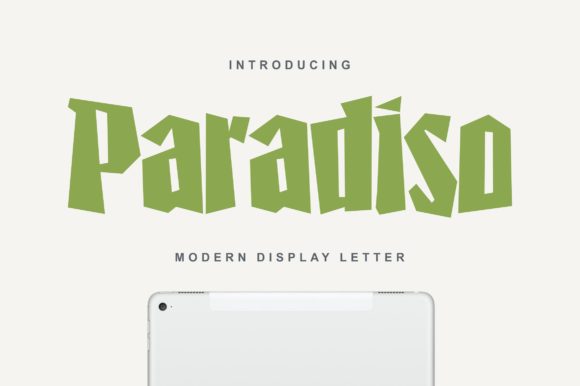 Paradiso Font for Bold Branding