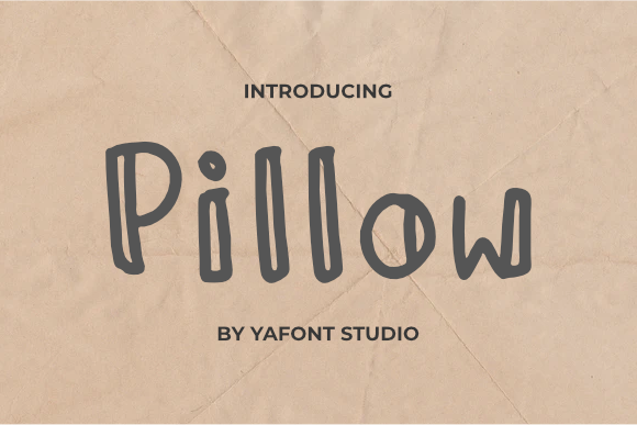 Pillow Font for Polished Branding