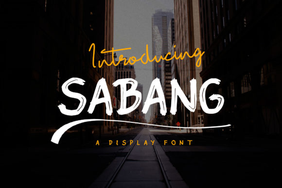 Sabang Font: Bold Urban Typography for Creative Projects