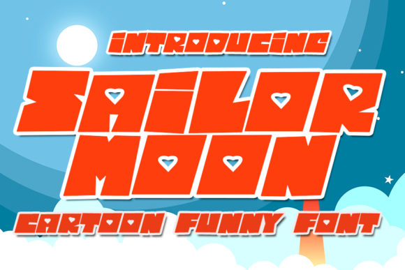 Sailor Moon Font for Editorial Design and Creative Projects