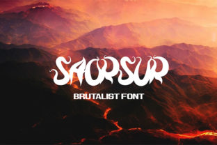 Saorsur: A Psychedelic Display Font for Editorial Design