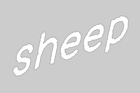 Sheep Font for Creative Projects