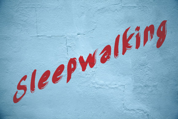 Sleepwalking Font for Creative Design