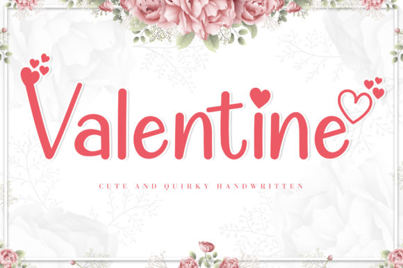 Valentine Cute Font: A Quirky Typeface for Romantic Editorial Designs