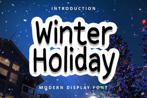 Winter Holiday Font for a Polished Brand Look