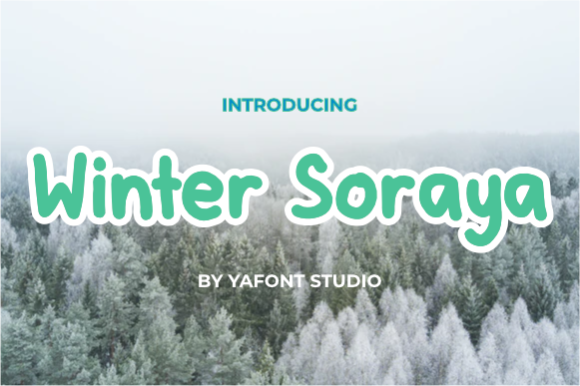 Winter Soraya Font for Creative Makers